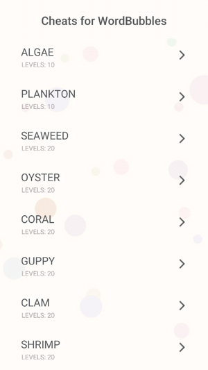 Cheats for WordBubbles - All Answers & Hints(圖1)-速報App