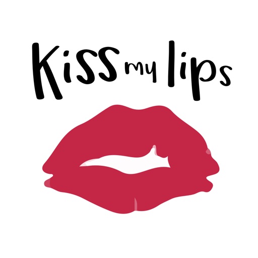 Kiss my lips stickers