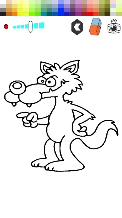 Fun Wolf Painting For Kids