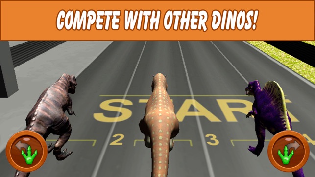 Dinosaur T-Rex Racing Cup 3D(圖2)-速報App