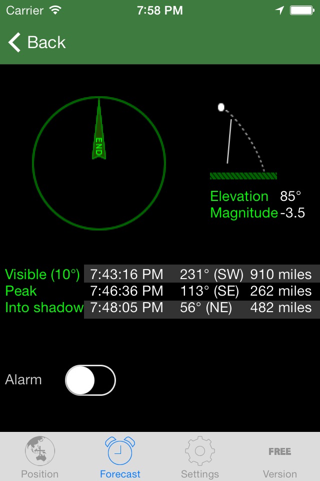 ISS Spotter screenshot 3