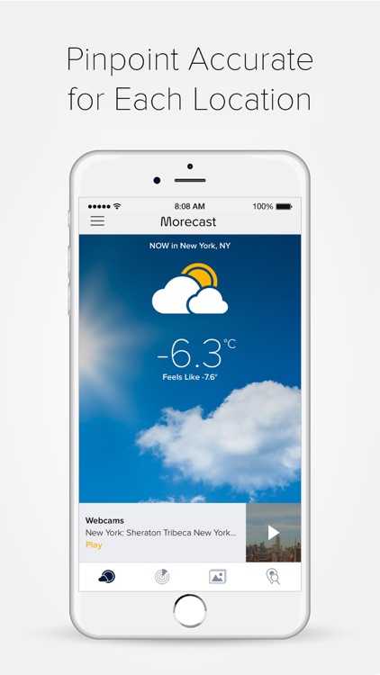 Weather - Radar - Storm with Morecast App