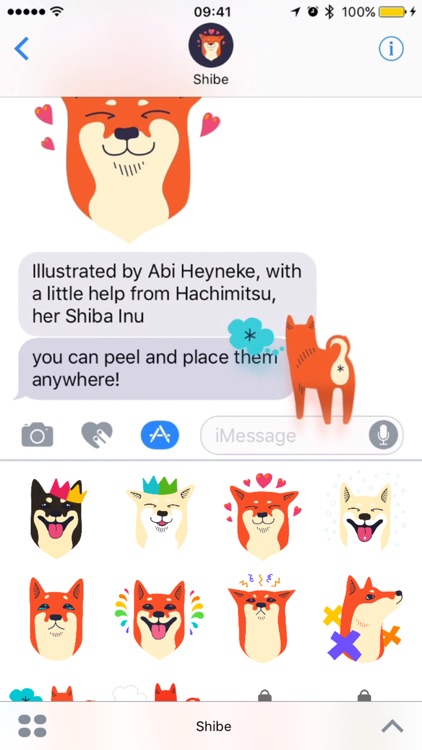 Shibe Stickers by Abi Heyneke