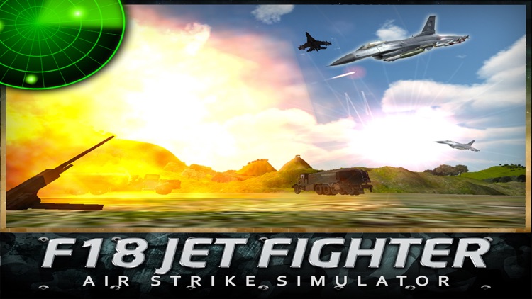 F18 Jet Fighter Air Strike Simulator 3D screenshot-4