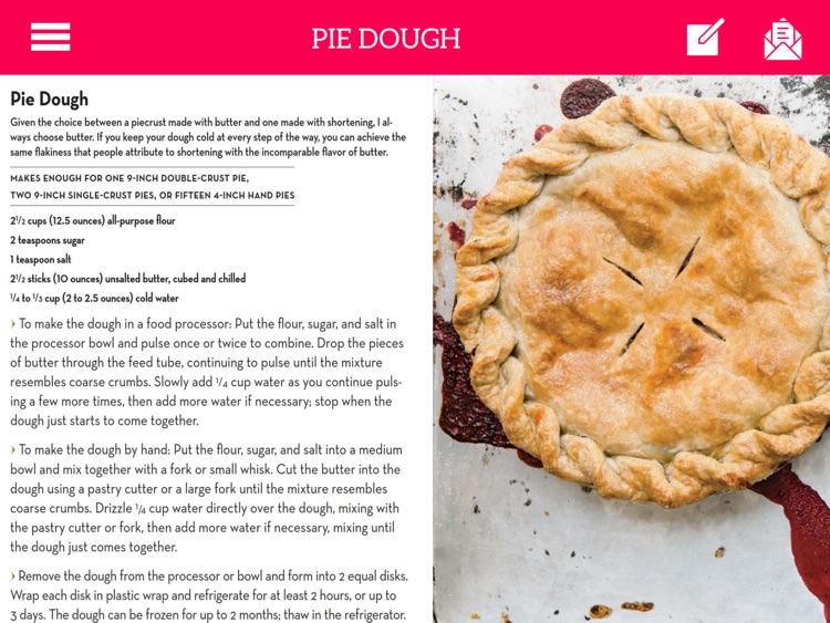 Baking - Pies and Tarts for iPad