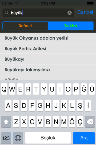 Turkish Dictionary - náhled
