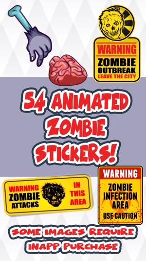 Animated Zombie Sticker Pack