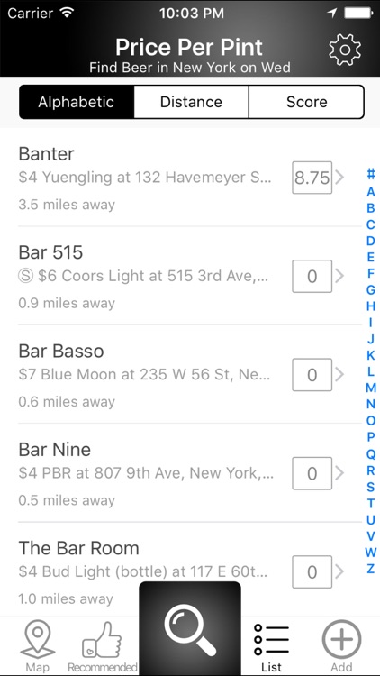 Price Per Pint: Happy Hour, Bar & Drink Finder