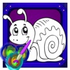 Happpy Snail Paint Game For Kids