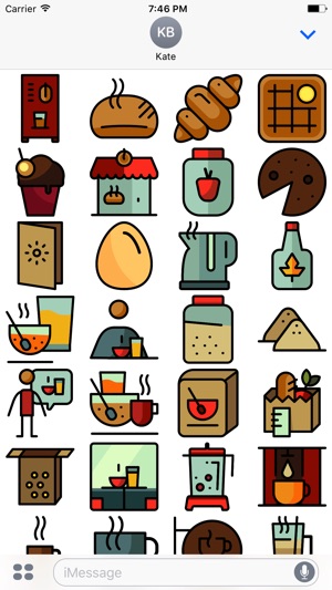 BreakfastMoji - Morning Stickers(圖3)-速報App