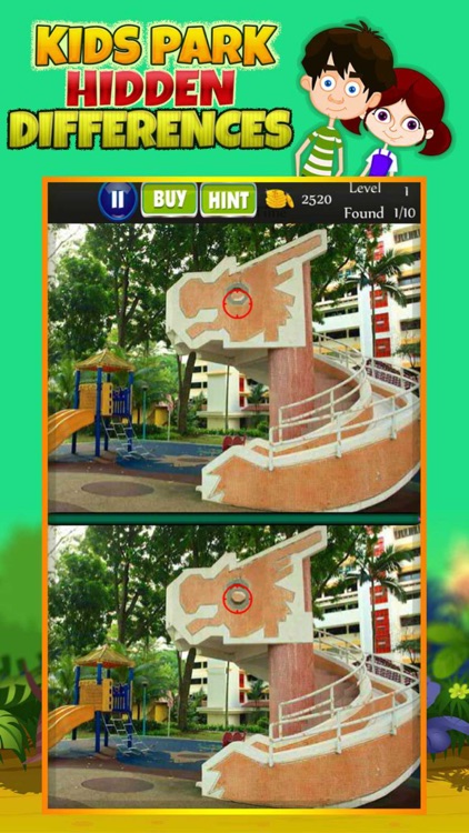 Kids Park Hidden Differences