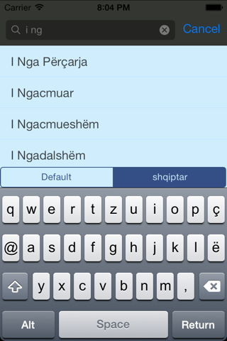 Albanian Dictionary + screenshot 2