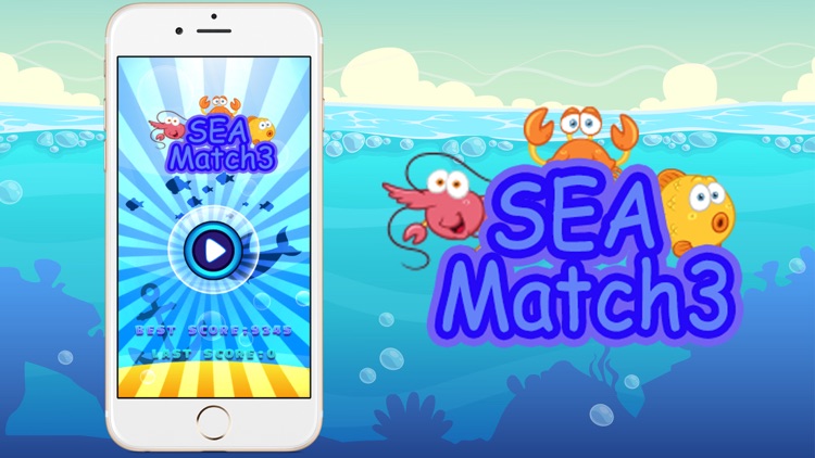 Sea Animal Match 3 Game