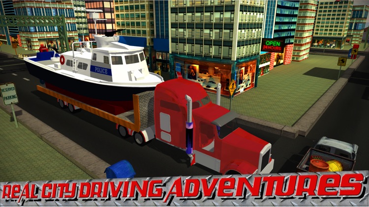 Boat Transporter Truck Driver & Ferry Transport screenshot-3