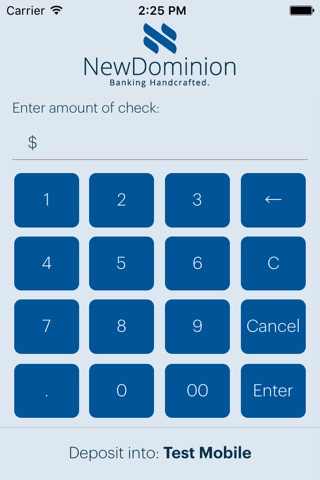 NewDominion Business Mobile Deposit screenshot 3