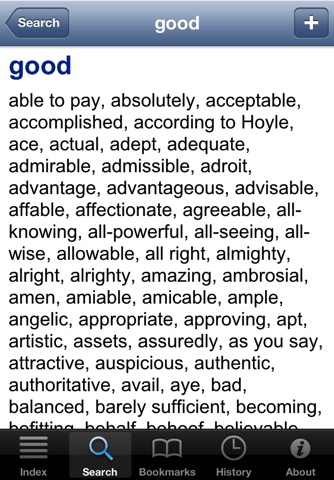 English Synonyms (Moby Thes) screenshot 2