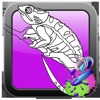 Color and Drawing Chameleon - For Kids