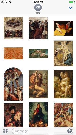 Rosso Fiorentino Artworks Stickers