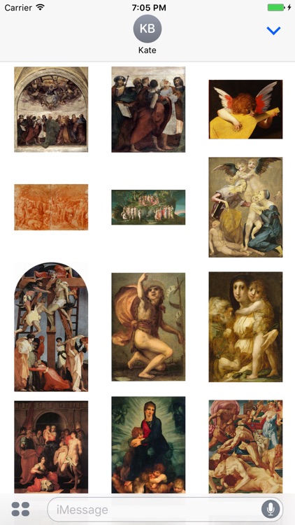 Rosso Fiorentino Artworks Stickers