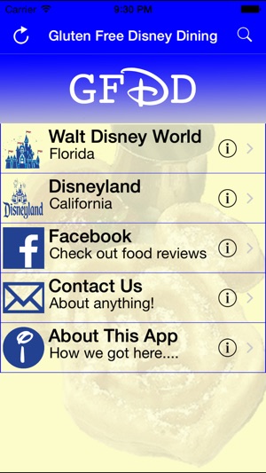 Gluten Free Disney Dining Free(圖1)-速報App