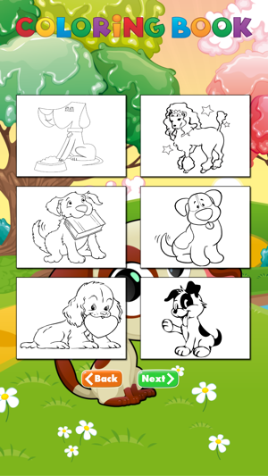 Cute Dogs Coloring book For Kid(圖5)-速報App