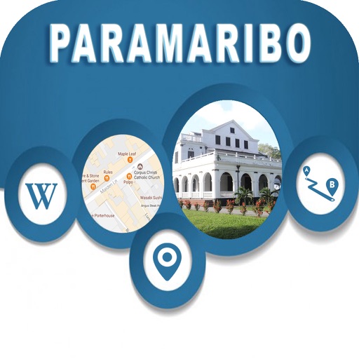 Paramaribo Sruiname Offline City Maps Navigation icon