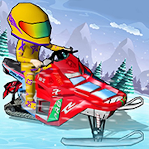 Snowmobile icy racing - Snowmobile racing 4 Kids