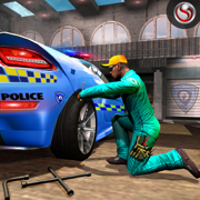 Police Auto Mechanic Workshop - Car Repair Garage