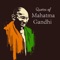 Mahatma Gandhi was a great national leader who was instrumental in India's attainment of freedom from the British rule