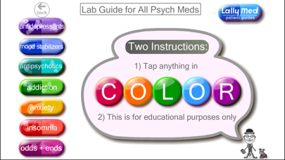 Psych Meds Lab Guide screenshot 2