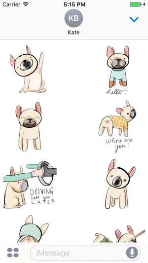 George the Frenchie Stickers(圖2)-速報App