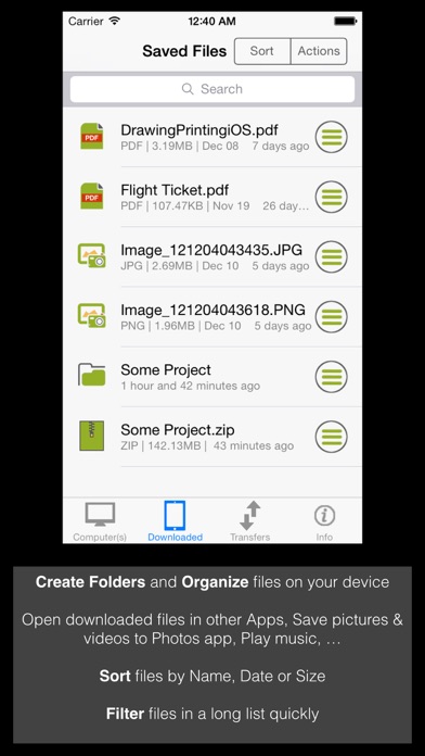 WiFi Files Screenshot 3