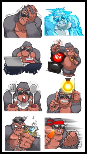 Mod Gorilla Stickers(圖2)-速報App