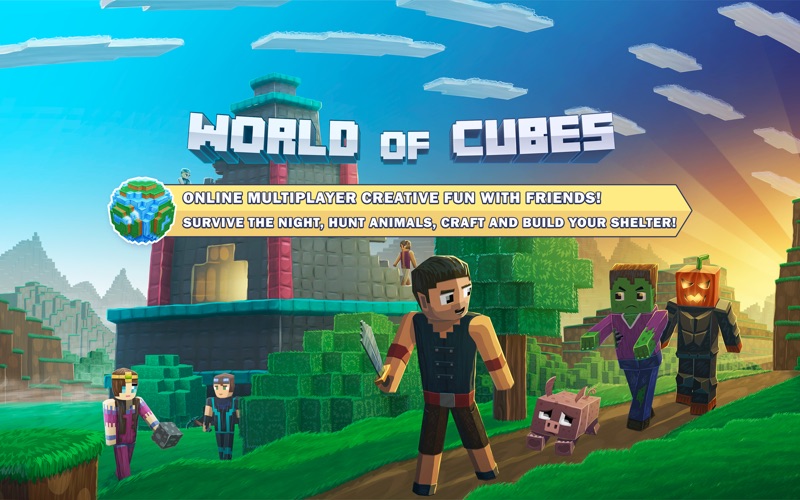 方块世界生存游戏 (World of Cubes)