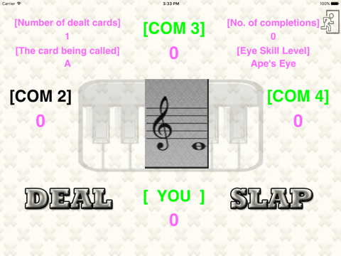 Slapjack for Sight Reading XL screenshot 2