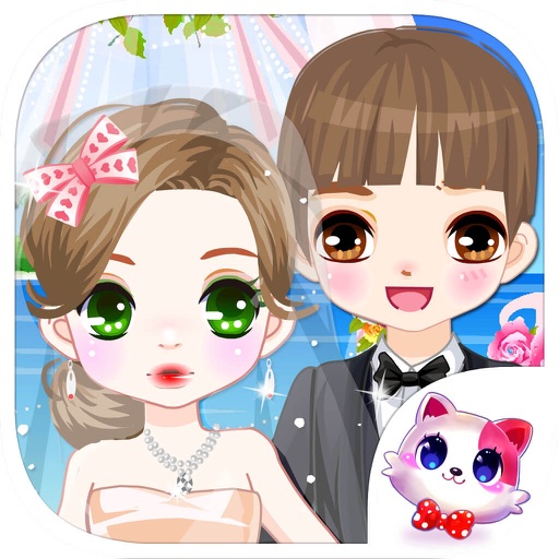 Princess Bride wedding - Dressup games for girls icon