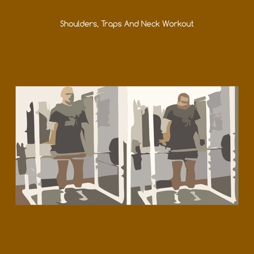 Shoulders traps and neck workout icon