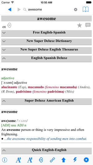 Deluxe Diccionario Español Inglés - Super Dict(圖4)-速報App