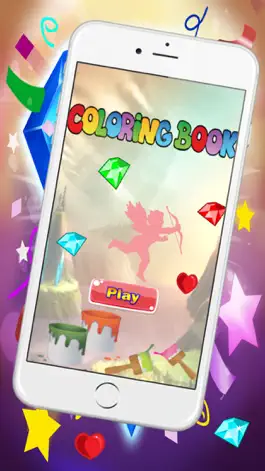 Game screenshot bejeweled classic with coloring game for kids mod apk