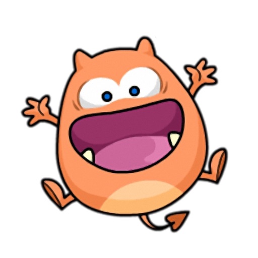 Chubby Monster - Cute stickers for iMessage iOS App