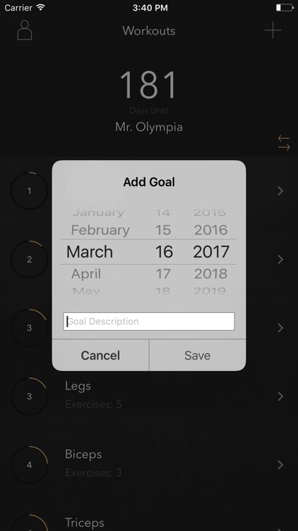 Gym Planner - Create and track your workouts