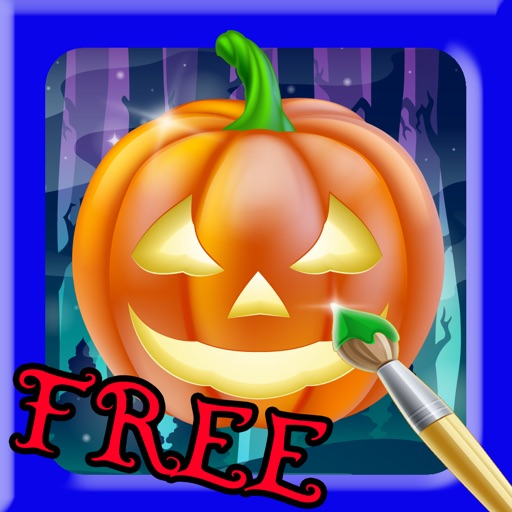 123 Halloween Coloring Book - Spooky Monster Pics for Preschool Kids FREE iOS App