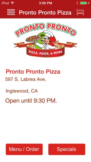 Pronto Pronto Pizza, Pasta, & More(圖1)-速報App