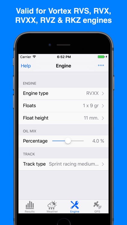 Jetting for Vortex RVS, RVX, RVXX, RVZ & RKZ Kart