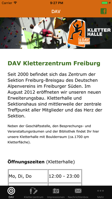 DAV Kletterzentrum-Freiburg screenshot 2