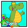 Crocodile Jigsaw Puzzle Animal Game for Kids