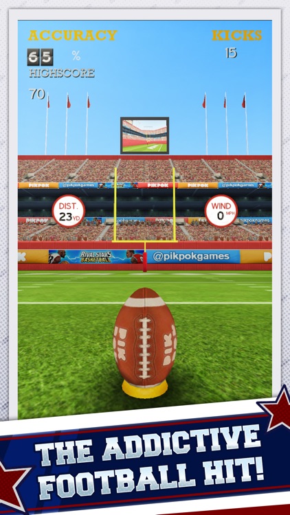 Flick Kick Field Goal Kickoff screenshot-0