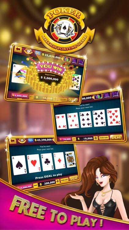 Video Poker Million Fortune Game screenshot-4