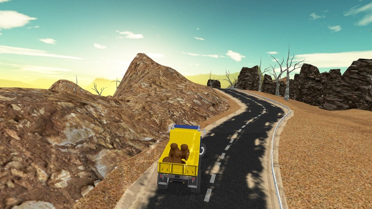 Cargo Truck Drive-Desert Truck Simulator 3D screenshot-3