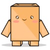 Torro the cardboard box robot for iMessage Sticker
